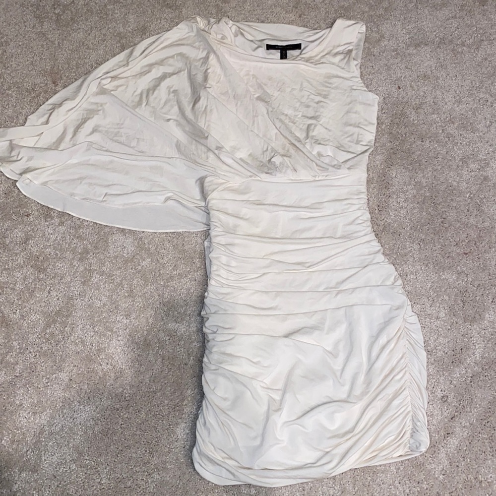 BCBG maxazria off the shoulder bodycon dress